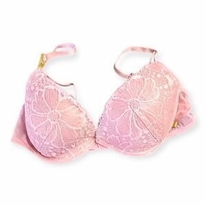 VICTORIA’S SECRET Women’s Pink Lined Demi Bra Size 36B